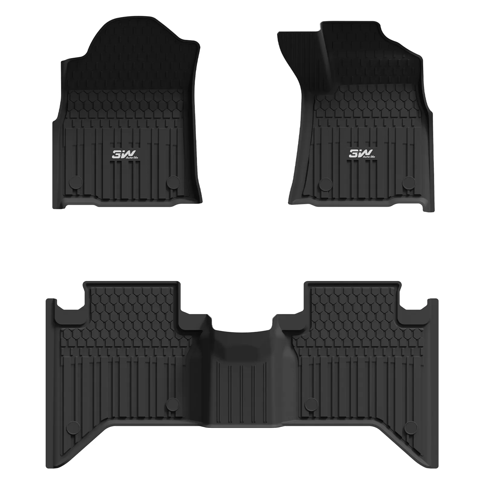 Custom All Weather Car Mats for Toyota Hilux (2020 Onwards)